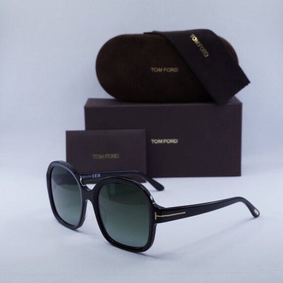 Final Price! Tom Ford Hanley FT1034 01B Black/Smoke Sunglasses